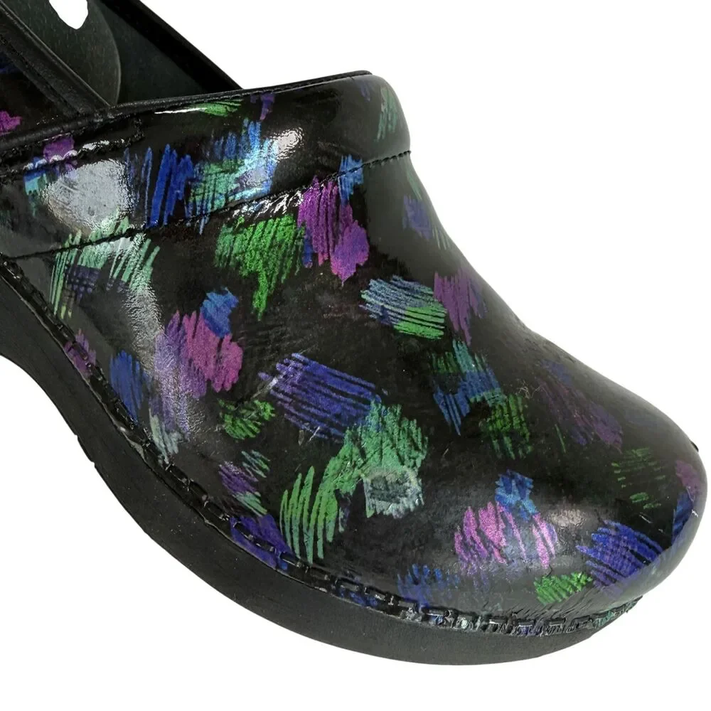 Dansko Pro XP 2.0 Colored Pen Leather Clogs Shoes 39 US 8.5 - 9 Slip Resistant